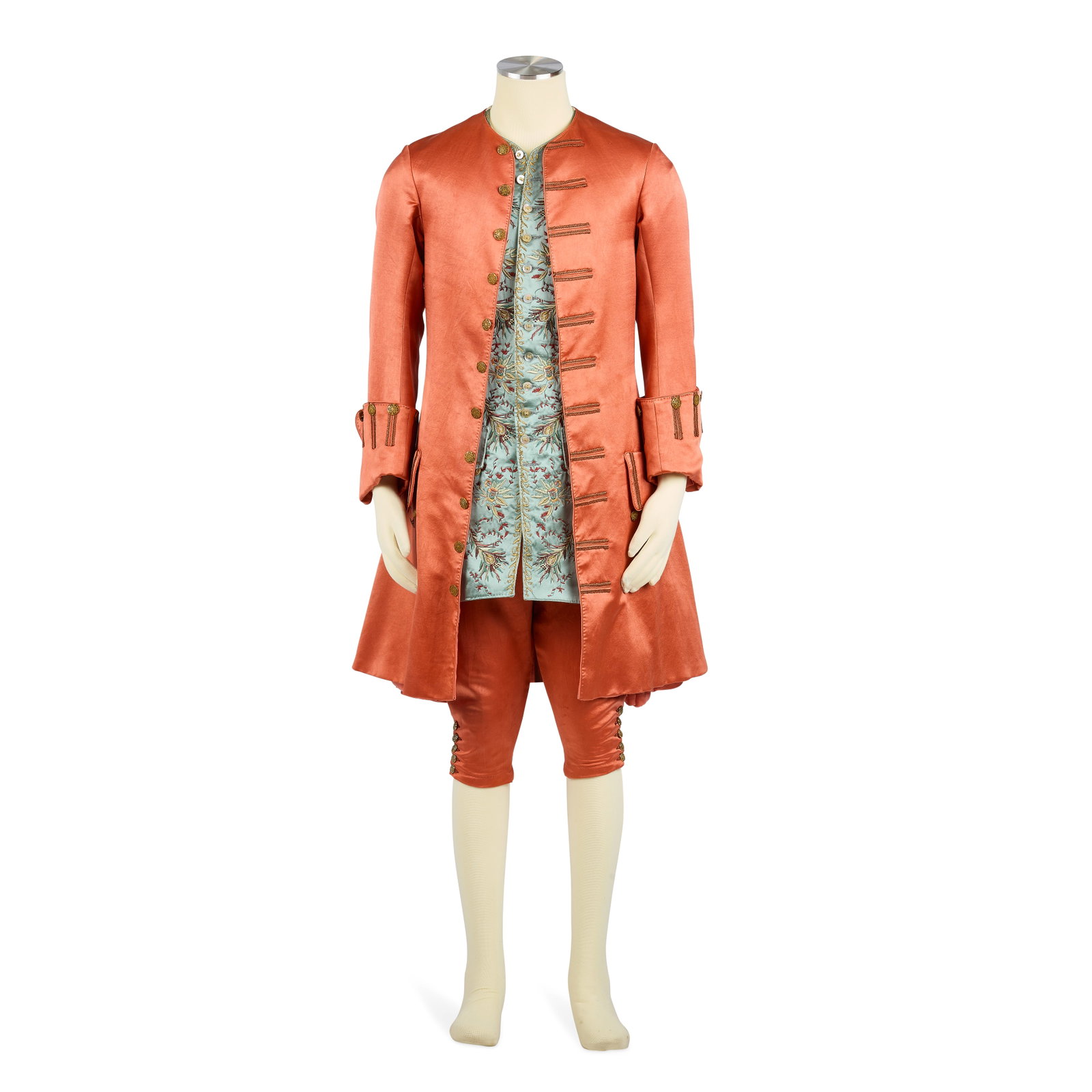 Salmon-pink satin suit, worn by Prince Charles Season 2, Episode 2, 'Not in Scotland Anymore' 3 (1 of 1)