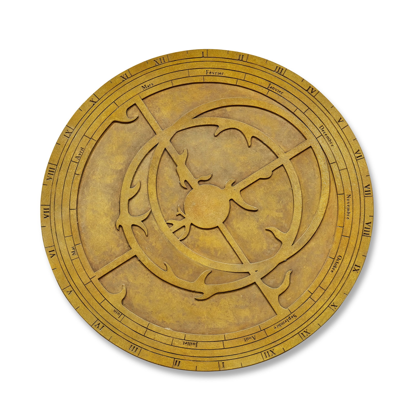 The Star Chamber: A plywood 'stone' central roundel Season 2, Episode 7, 'Faith' (1 of 1)