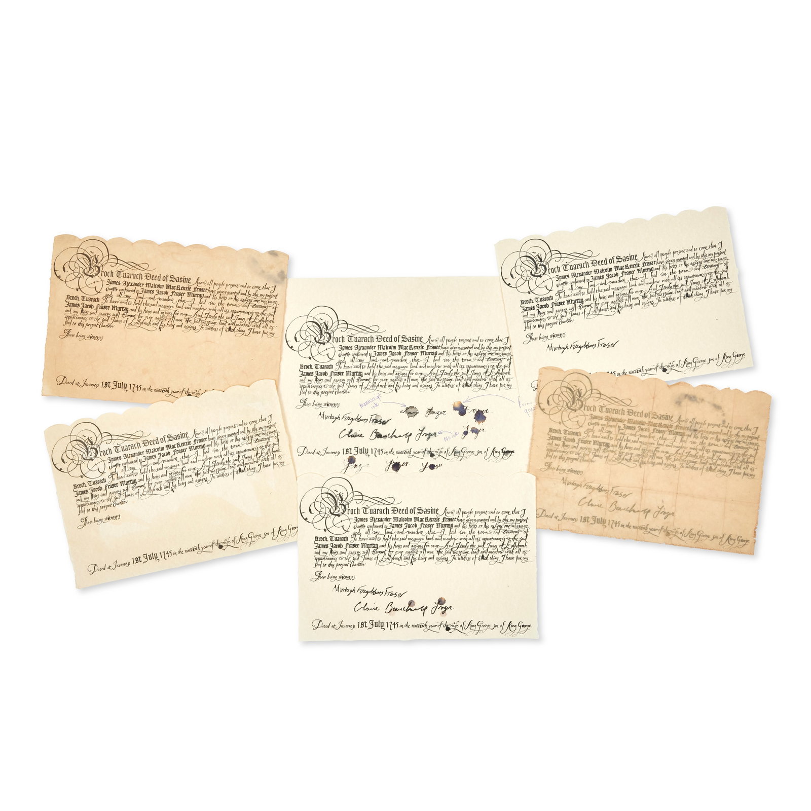 The Deed of Sasine, production made by Outlander's Art Department Season 2, Episode 13, 'Dragonf... (1 of 1)