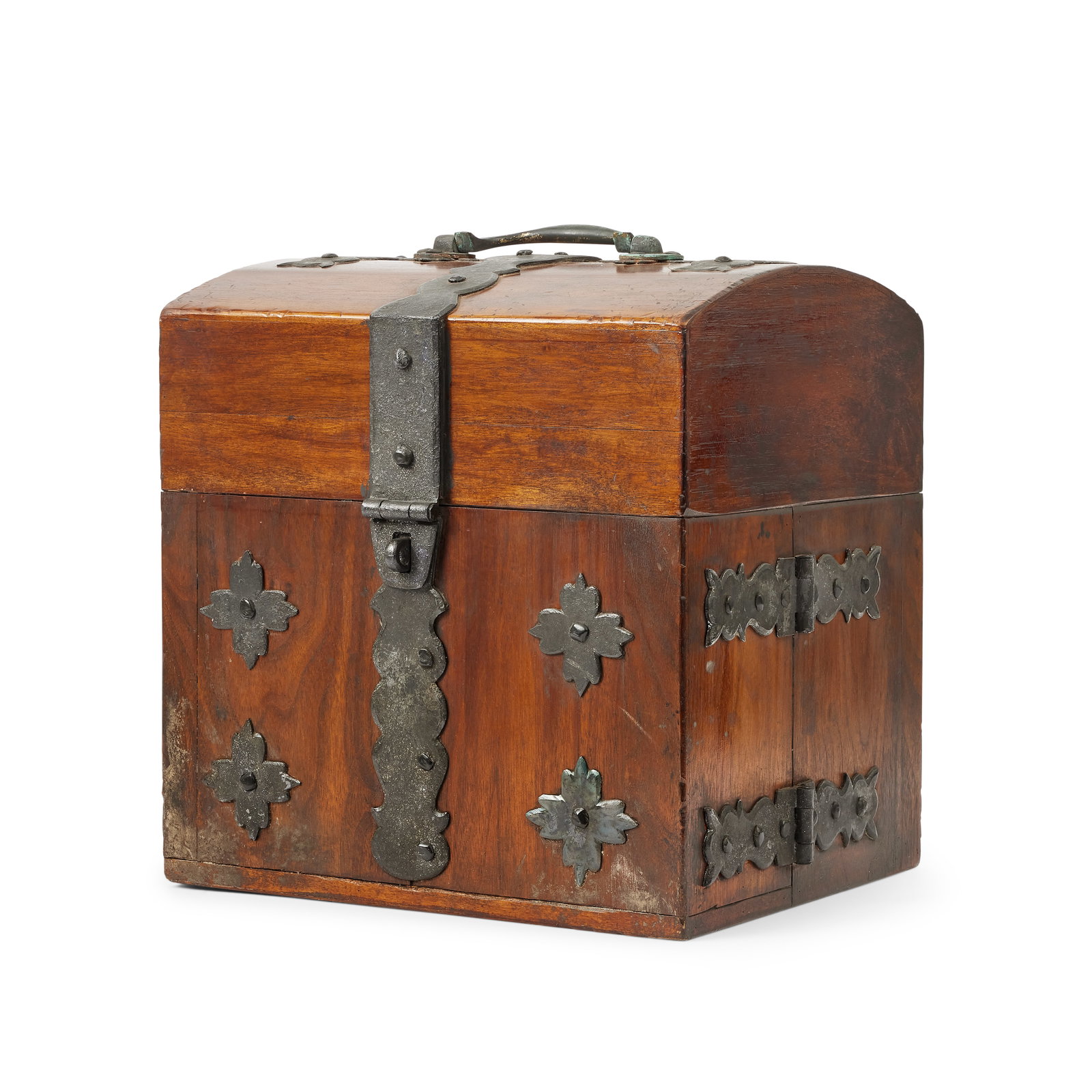 A dummy teak and iron-bound medical 'box' given as a present by Jamie to Claire Created for Seas... (1 of 1)