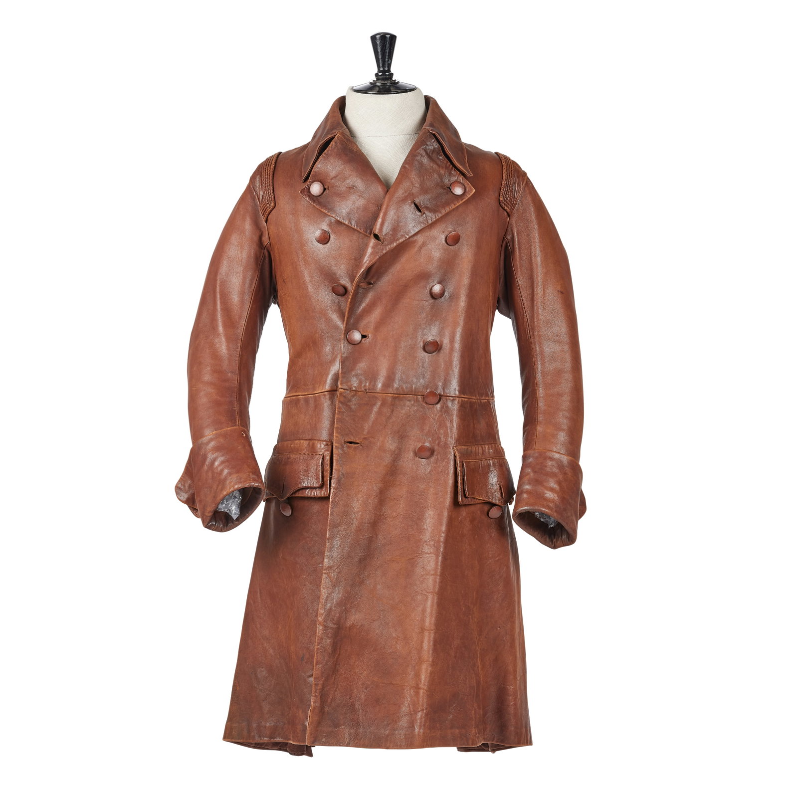Jamie's tan leather coat, and Jamie's father's coat 'Brian's Coat' Season 5, Episode 10, 'Mercy ...: Jamie's tan leather coat, and Jamie's father's coat 'Brian's Coat' Season 5, Episode 10, 'Mercy Shall Follow Me' The first: a light brown leather overcoat, double-breasted, large lapels and cuffs, lin
