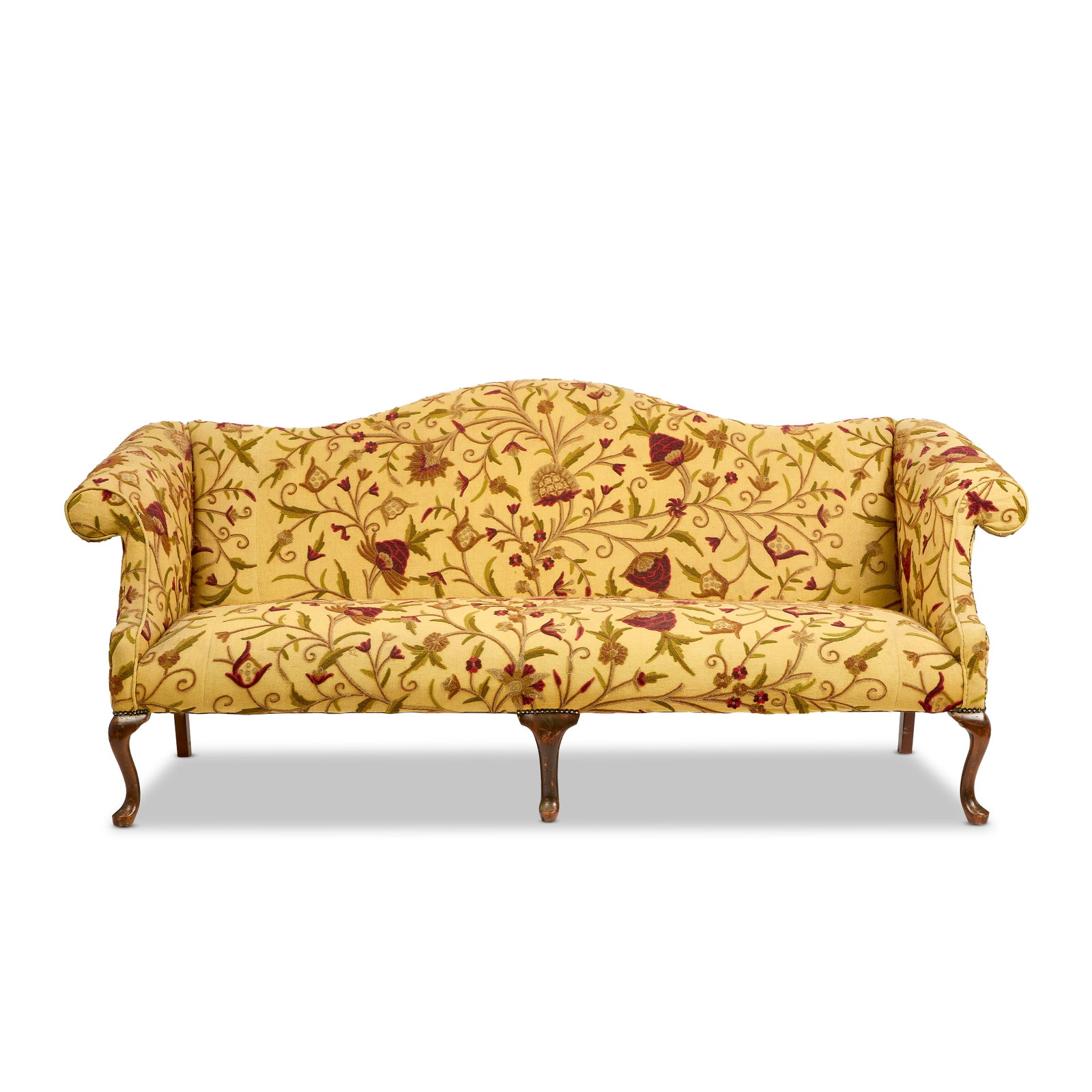 A George III style mahogany framed and upholstered sofaFrom Season 5 onwards, for the Big House ... (1 of 1)