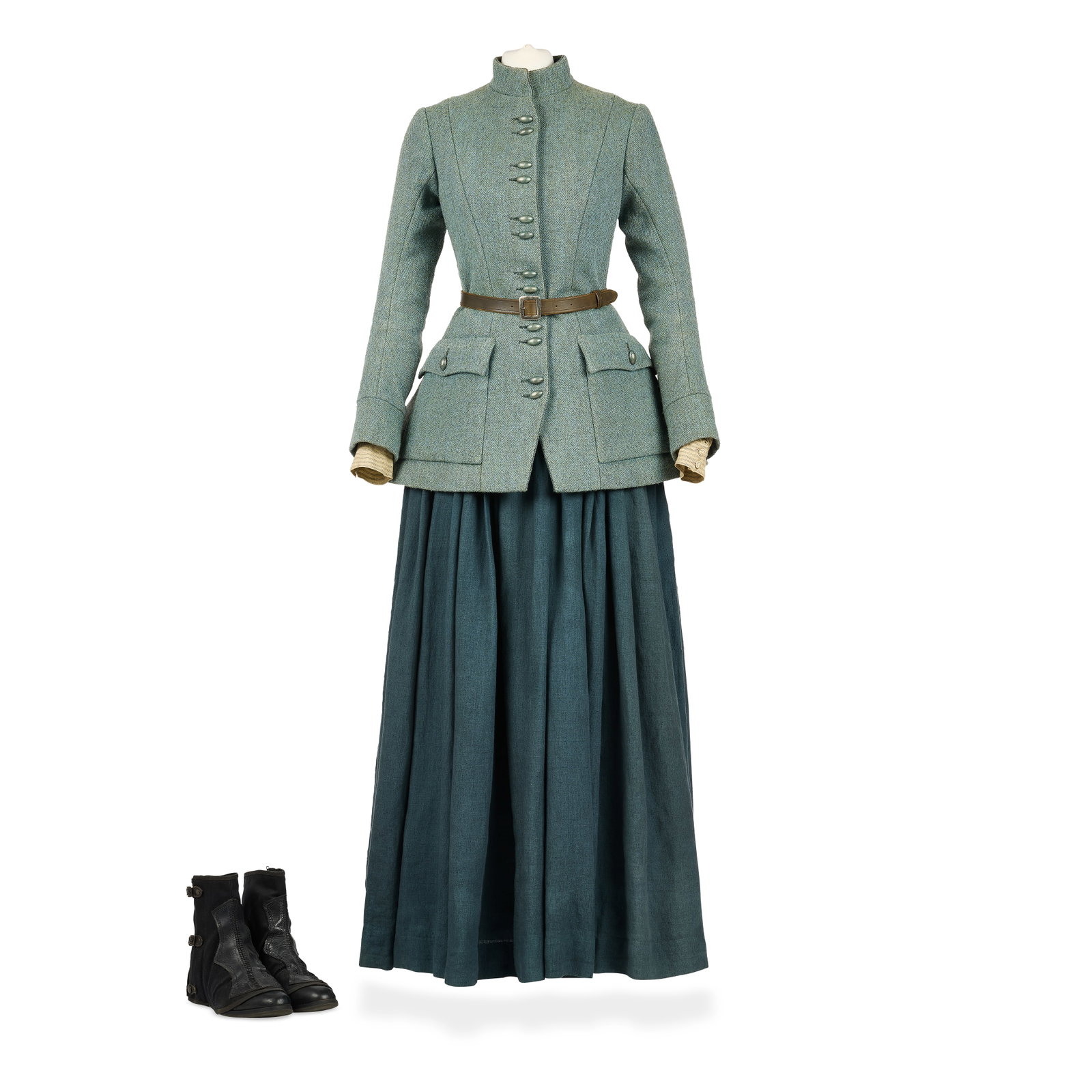 Duck-egg blue daywear ensemble, worn by Claire Season 7, Episode 9, 'Unfinished Business' Qty (1 of 1)