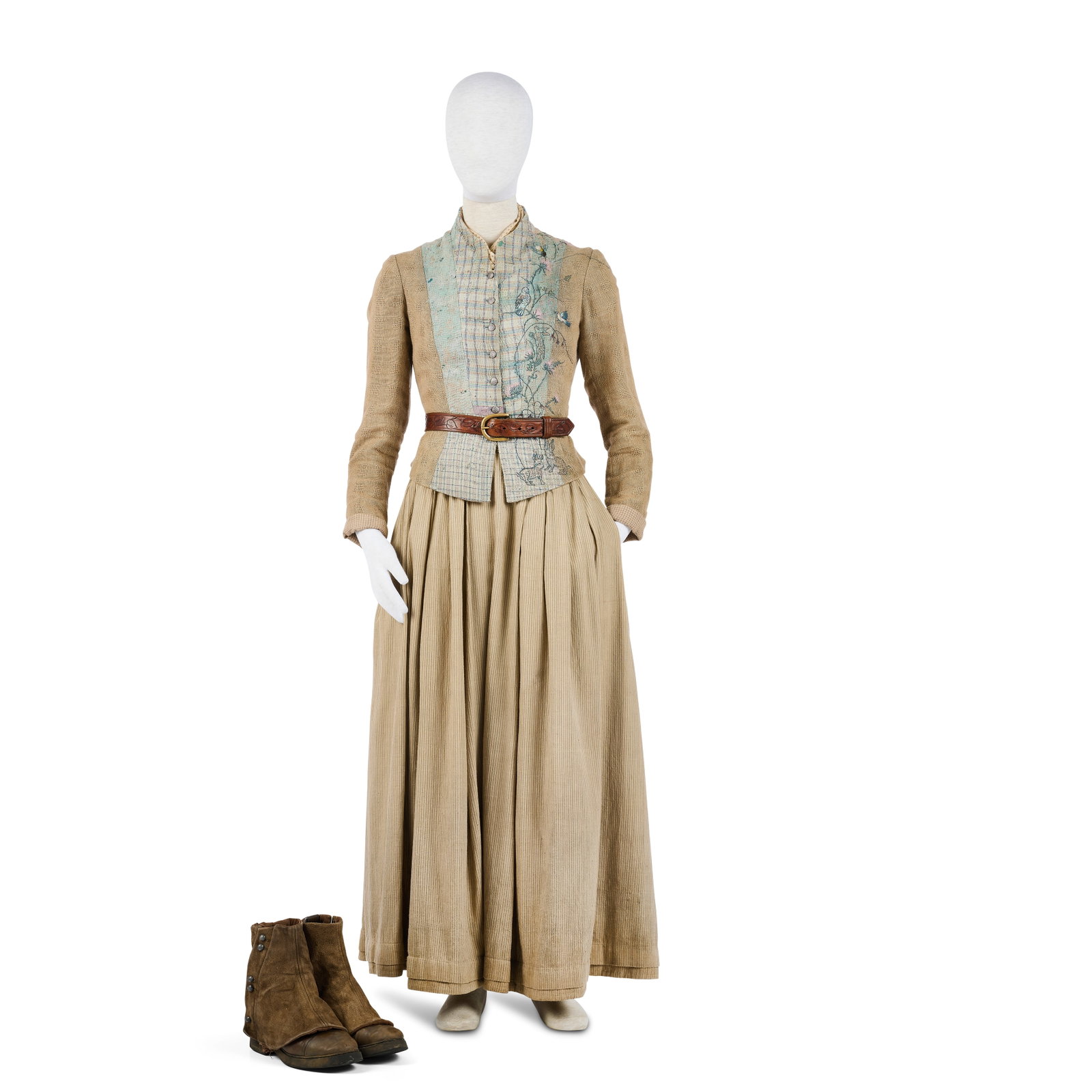 Hand-embroidered day dress worn by Fanny Season 8 6 (1 of 1)