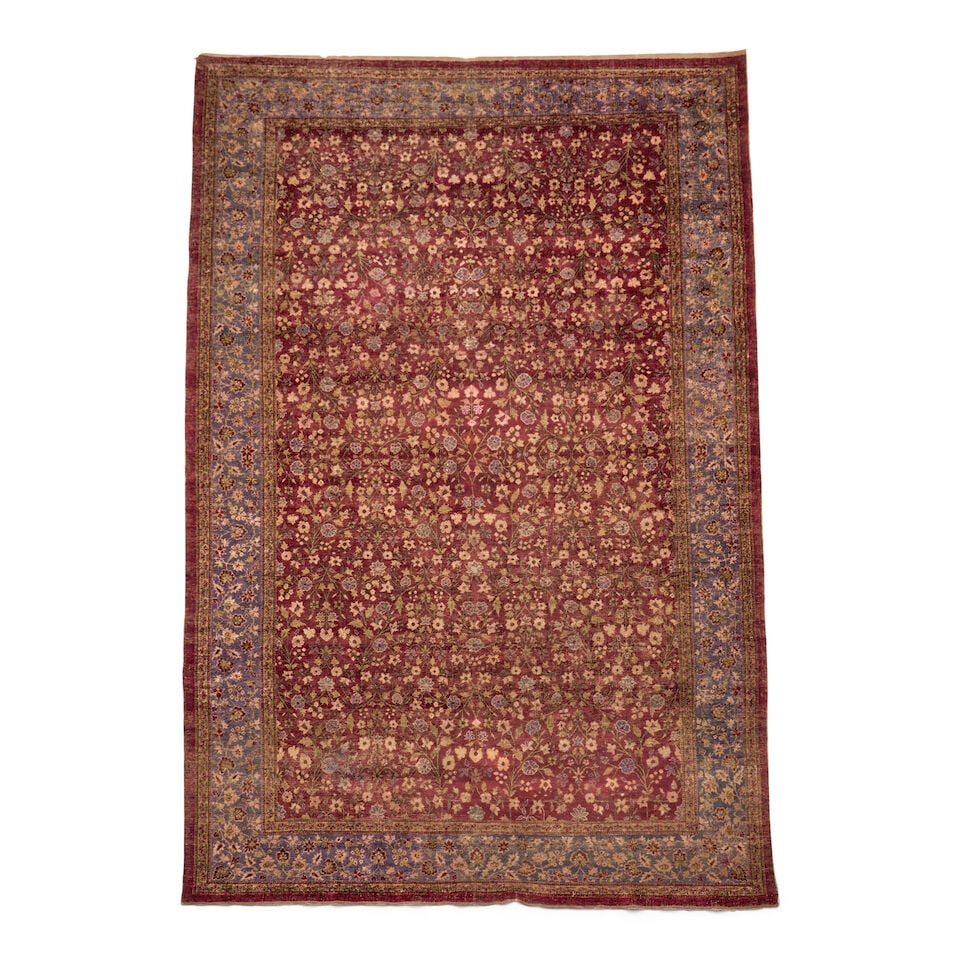 Mughal Silk Carpet India 5 ft. x 7 ft. 9 in. (1 of 3)