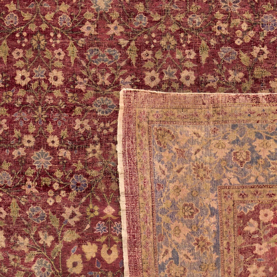 Mughal Silk Carpet India 5 ft. x 7 ft. 9 in. - 2