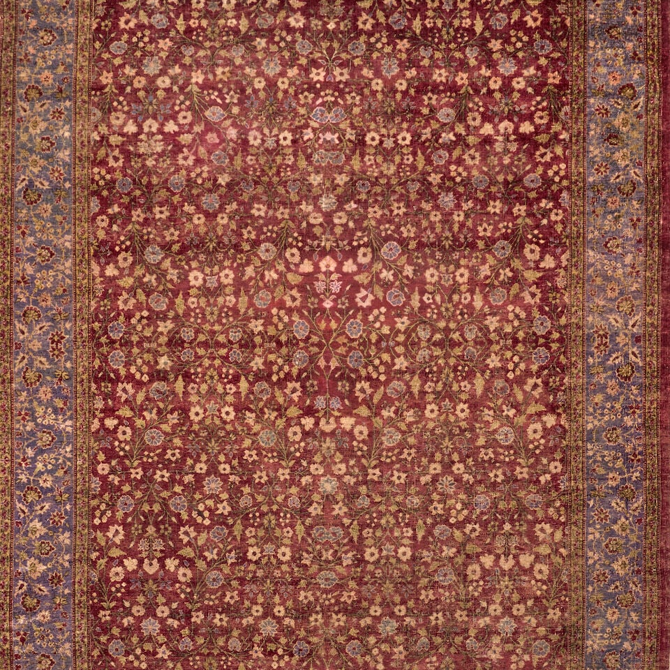 Mughal Silk Carpet India 5 ft. x 7 ft. 9 in. - 3