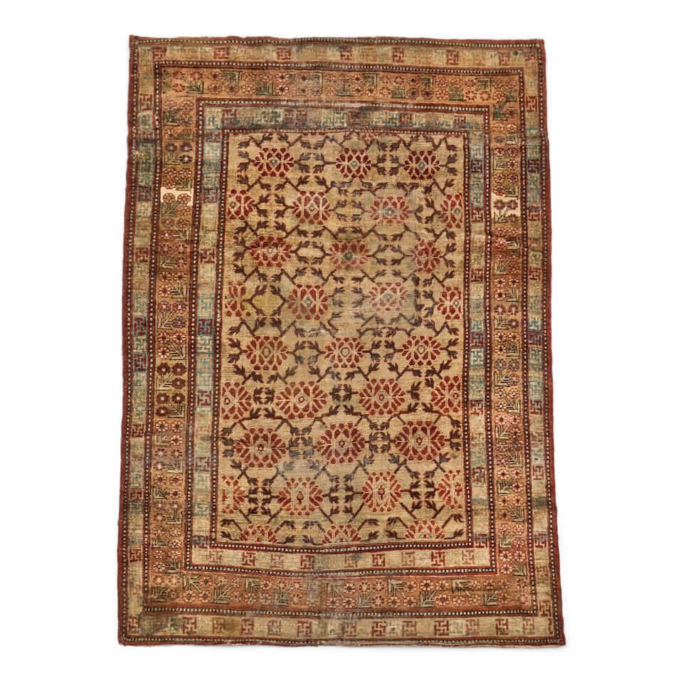 Silk Khotan Rug China 4 ft. 11 in. x 7 ft. 5 in. (1 of 3)