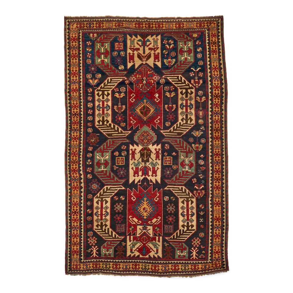 South Caucasian 'Lenkoran' Kazak Rug Caucasus 5 ft. 6 in. x 8 ft. 8 in. (1 of 3)
