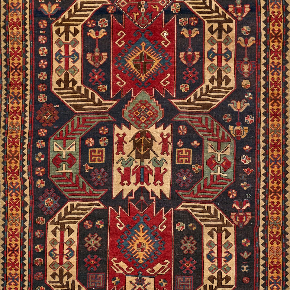 South Caucasian 'Lenkoran' Kazak Rug Caucasus 5 ft. 6 in. x 8 ft. 8 in. - 3
