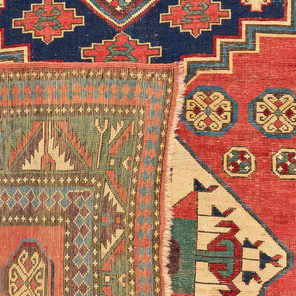 Lori Pombak Rug Caucasus 4 ft. 6 in. x 6 ft. 10 in. - 2