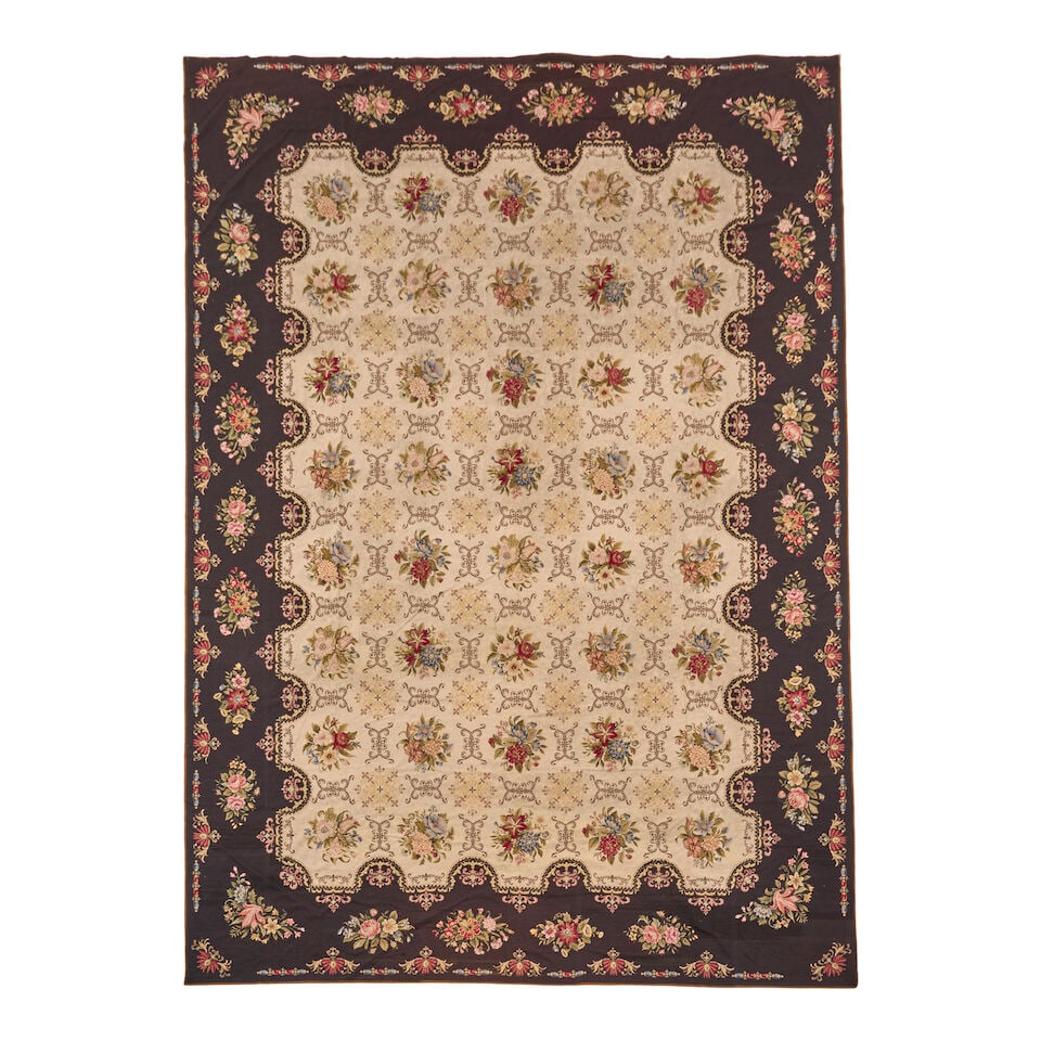 English Needle Point Carpet England 11 ft. 10 in. x 17 ft. 4 in. (1 of 3)