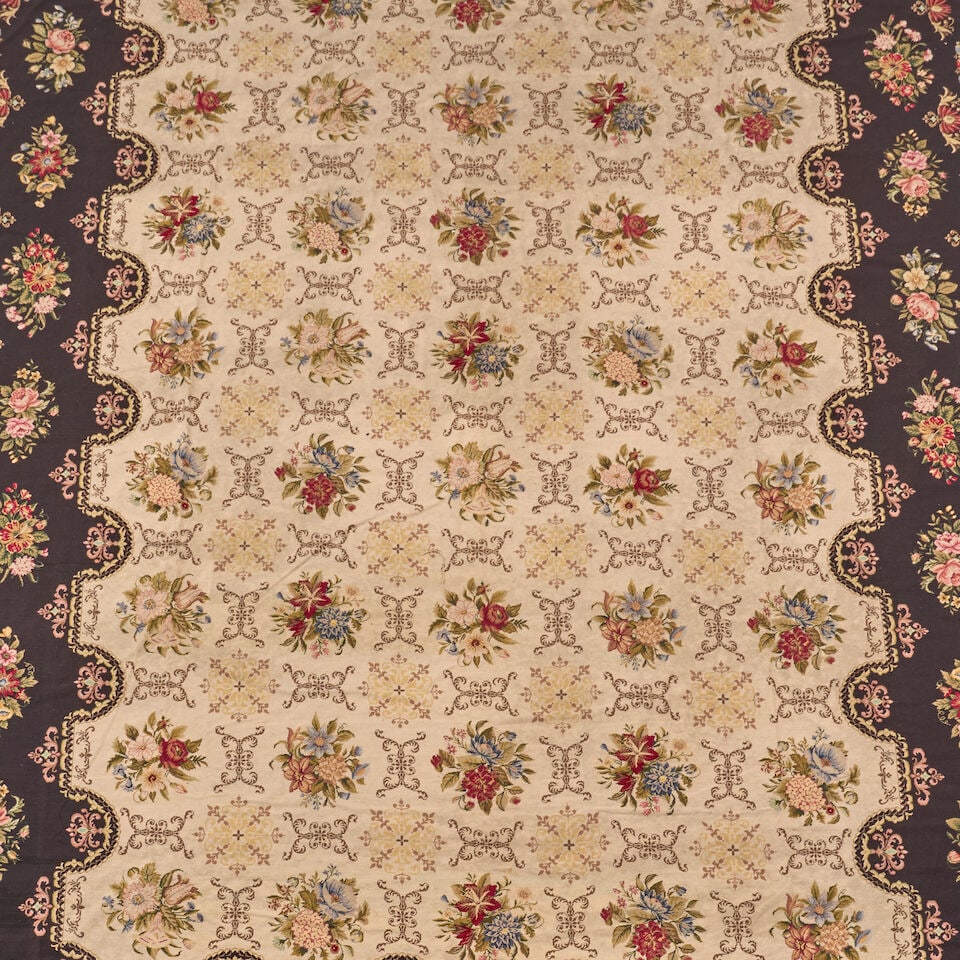 English Needle Point Carpet England 11 ft. 10 in. x 17 ft. 4 in. - 3