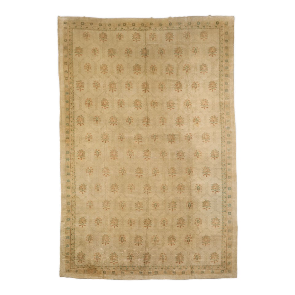 Ushak Carpet Anatolia 10 ft. 6 in. x 16 ft. 7 in.: Ushak Carpet Anatolia c. early 20th century 10 ft. 6 in. x 16 ft. 7 in. For further information on this lot please visit Bonhams.com For further information about this lot please visit the lot listing