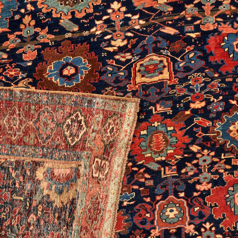 Bakshaish Carpet with Harshang Design 9 ft. 10 in. x 14 ft. 1 in. - 2