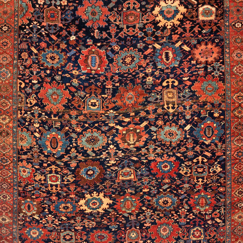 Bakshaish Carpet with Harshang Design 9 ft. 10 in. x 14 ft. 1 in. - 3