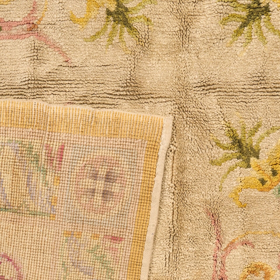 French Savonnerie Carpet France 6 ft. 5 in. x 6 ft. 8 in. - 2