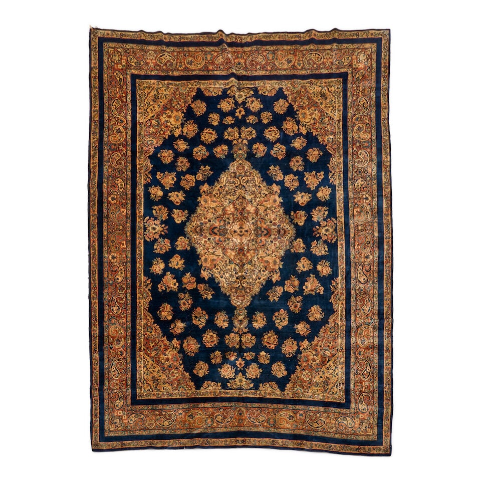 Tabriz Carpet 10 ft. x 13 ft. 6 in.: Tabriz Carpet c. first quarter 20th century **Saleroom Notice: Special Conditions on the sale of Iranian-origin material: Due to U.S. Federal trade regulations, Bonhams Skinner places certain restrict