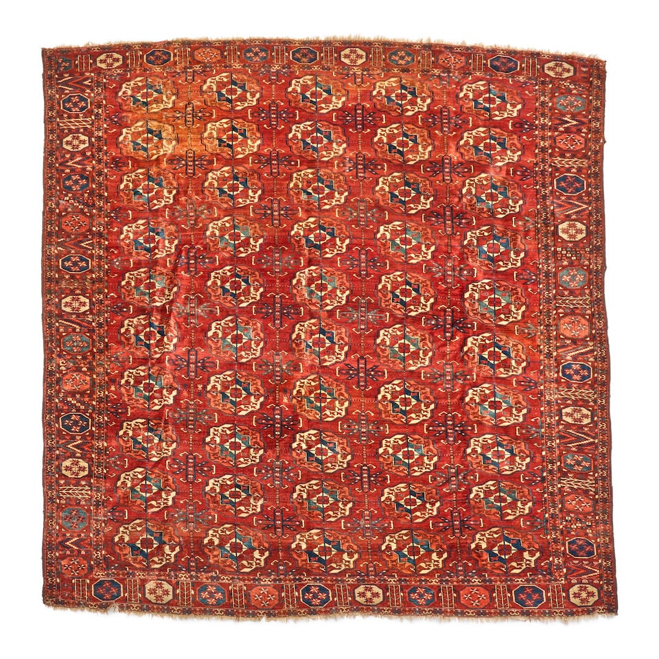 Tekke Main Carpet Turkestan 7 ft. x 7 ft. 8 in. (1 of 3)