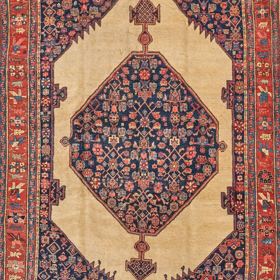 Kurdish Bidjar Carpet 7 ft. 5 in. x 12 ft. 2 in. - 3