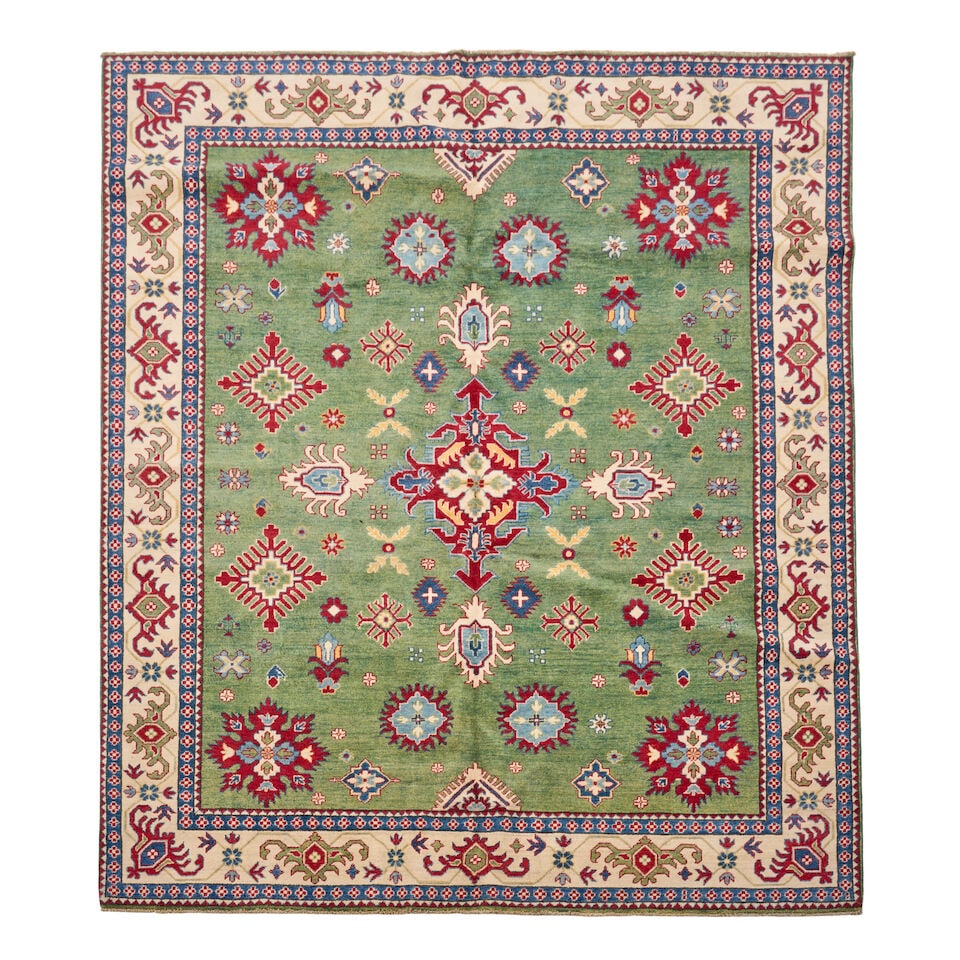 Contemporary Turkish Carpet Turkey 8 ft. 4 in. x 9 ft. 5 in.: Contemporary Turkish Carpet Turkey c. 21st century, nice dyes and good quality wool. 8 ft. 4 in. x 9 ft. 5 in. For further information on this lot please visit Bonhams.com For further information abou