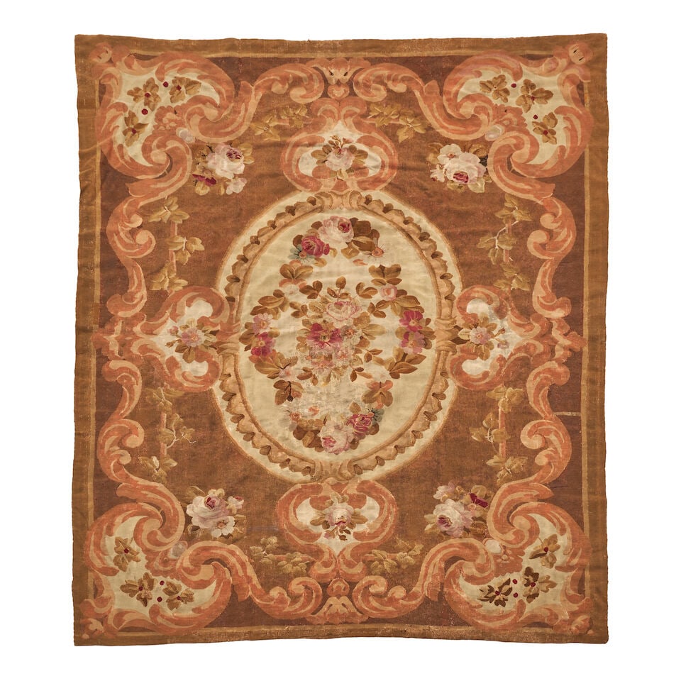 Aubusson Carpet France 7 ft. 5 in. x 8 ft. 7 in. (1 of 5)
