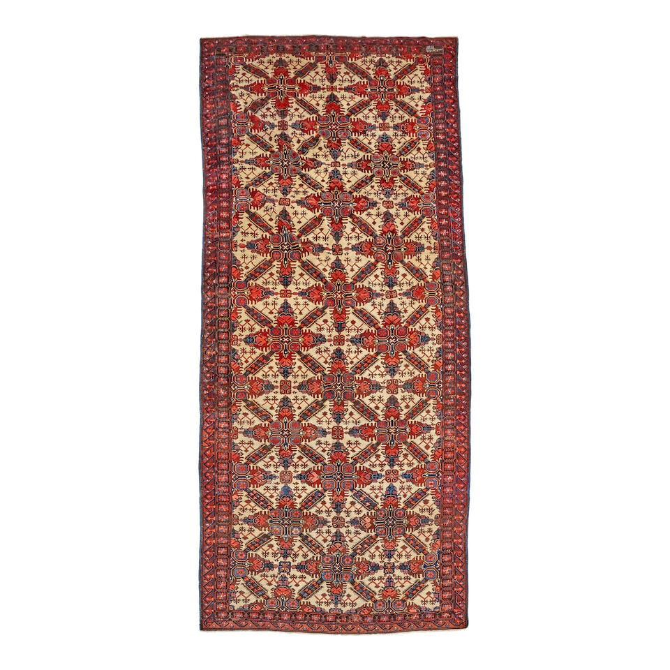 Zeichour Gallery Carpet Caucasus 7 ft. 5 in. x 16 ft. 5 in.: Zeichour Gallery Carpet Caucasus c. late 19th century, this is the largest Zeichour carpet we have seen. 7 ft. 5 in. x 16 ft. 5 in. For further information on this lot please visit Bonhams.com For