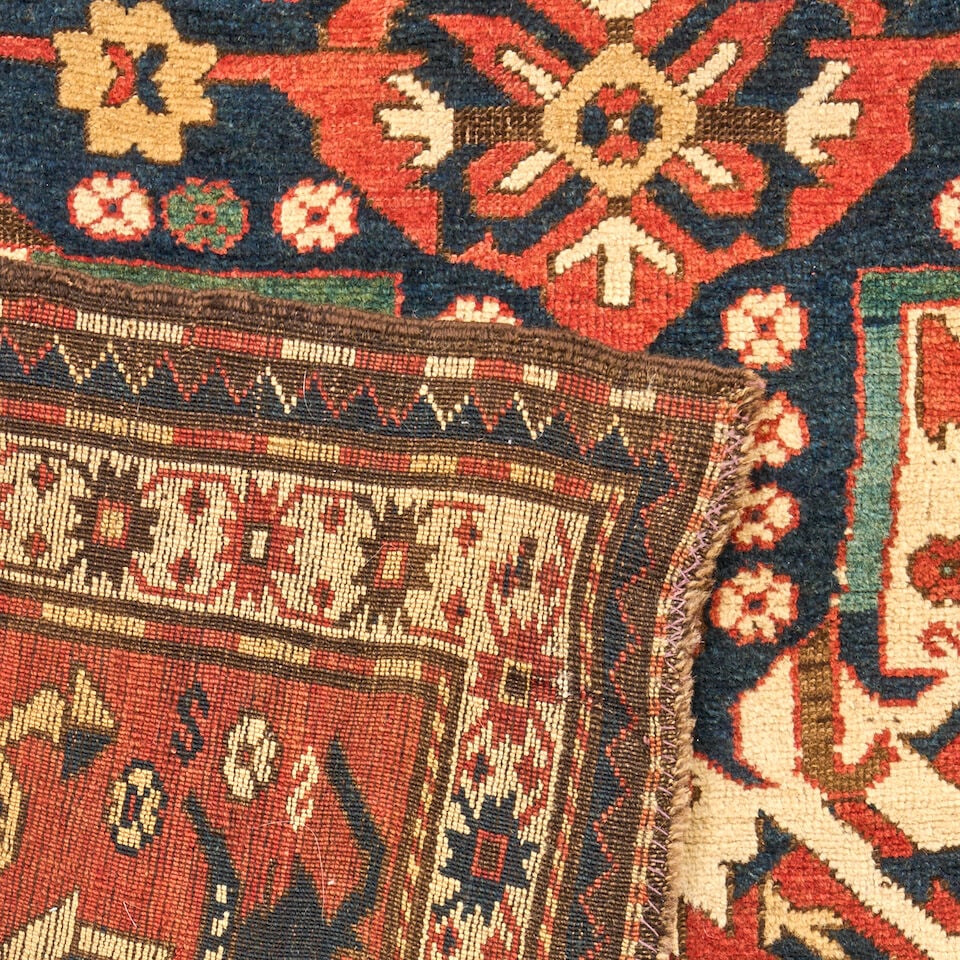 Eagle Kazak Rug Caucasus 4 ft. 4 in. x 7 ft. 2 in. - 2