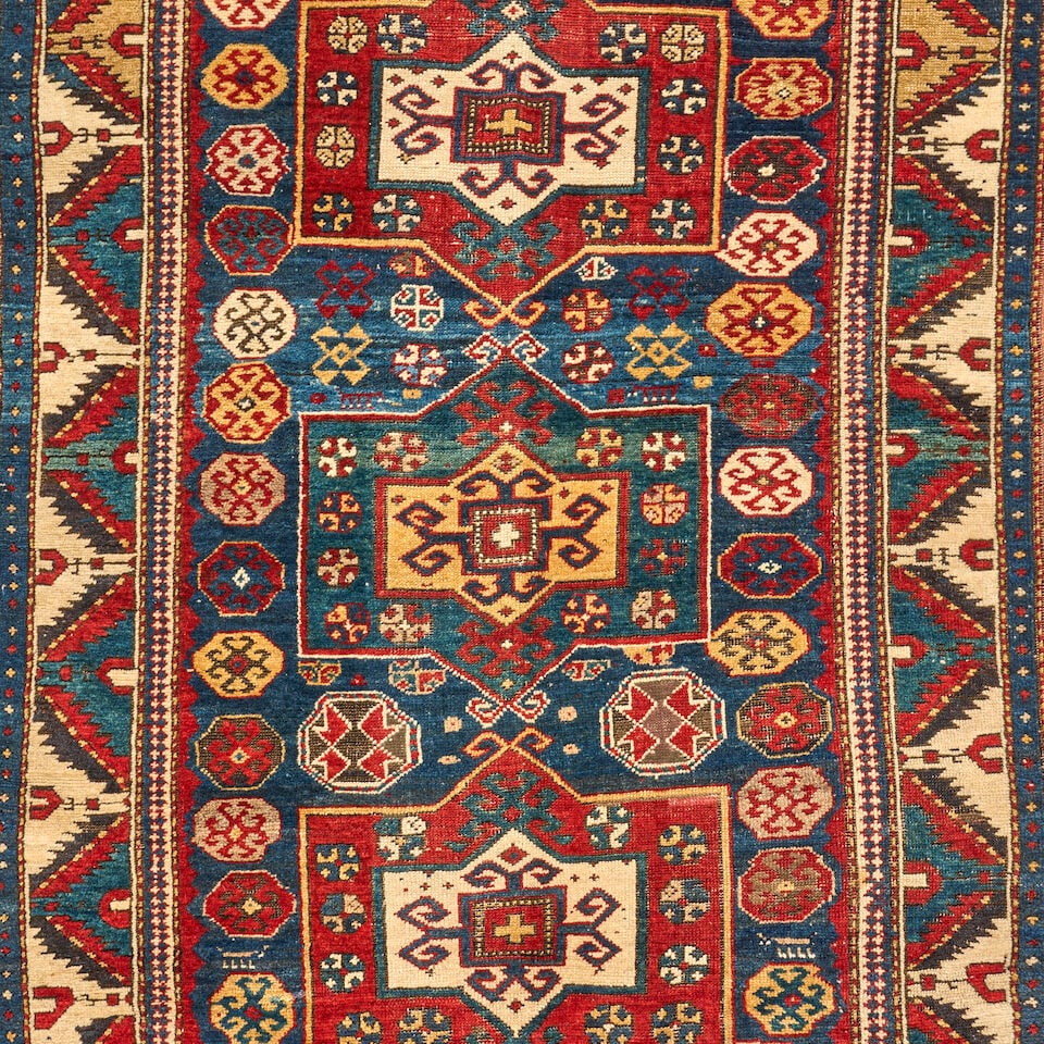 Fachralo Kazak Rug Caucasus 4 ft. 8 in. x 7 ft. 9 in. - 3