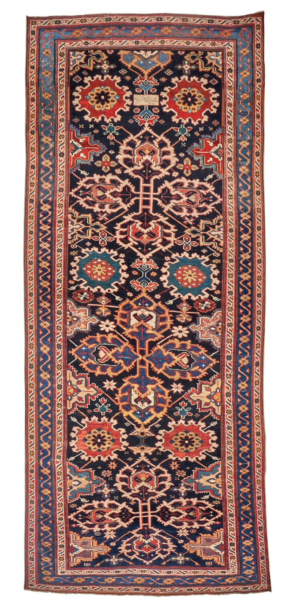 Early Shirvan Long Rug Caucasus 4 ft. 1 in. x 9 ft. 6 in. (1 of 3)