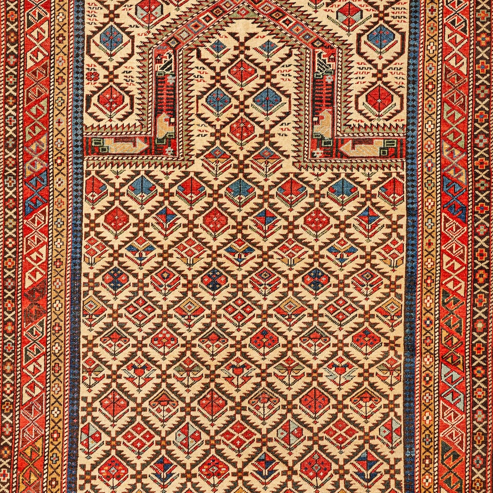 Shirvan Prayer Rug Caucasus 4 ft. 1 in. x 5 ft. 7 in. - 3