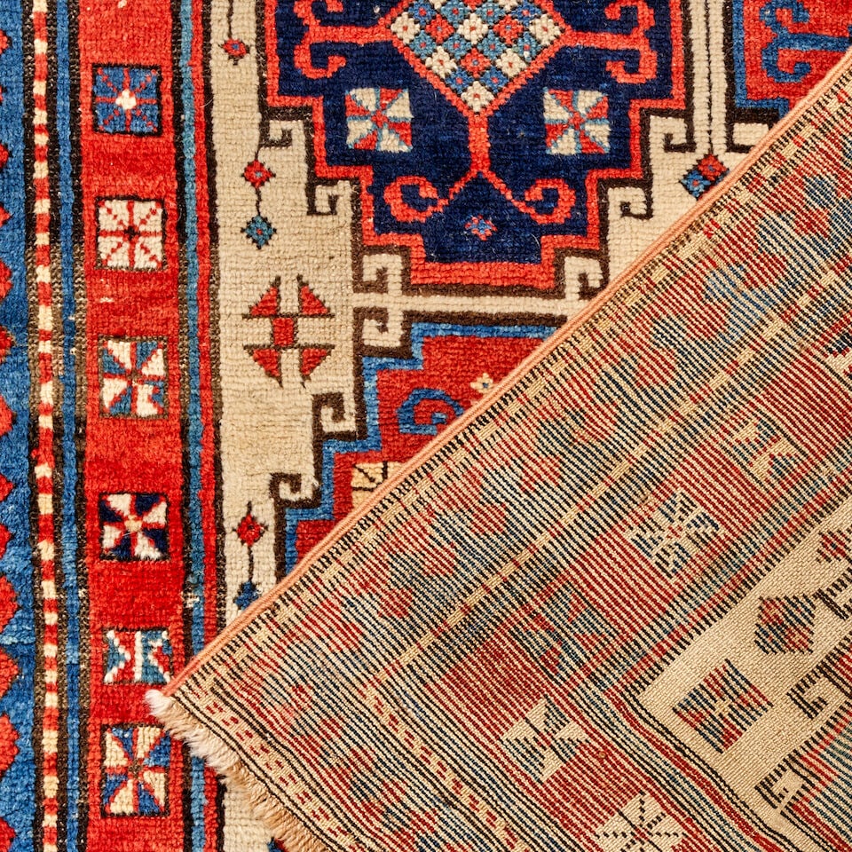 Moghan Kazak Rug Caucasus 4 ft. 1 in. x 9 ft. 9 in. - 2