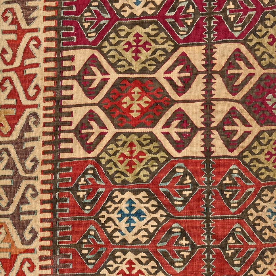 East Anatolian Kilim Anatolia 4 ft. 6 in. x 13 ft. 5 in. - 3
