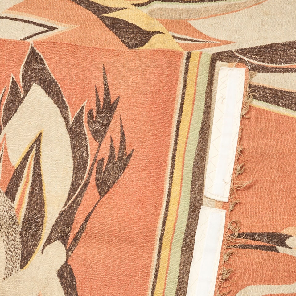Mongolian Kilim Mongolia 4 ft. 5 in. x 5 ft. ft. 7 in. - 2