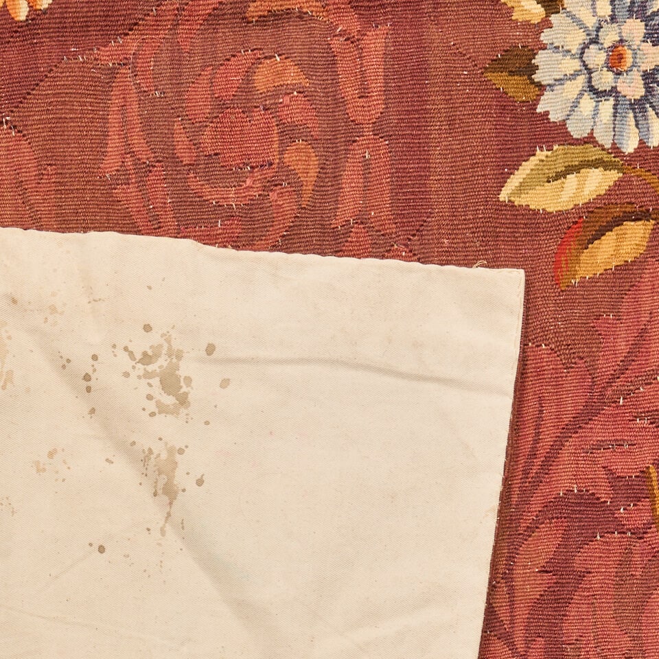 Aubusson Fragment France 3 ft. 11 in. x 5 ft. 8 in. - 2