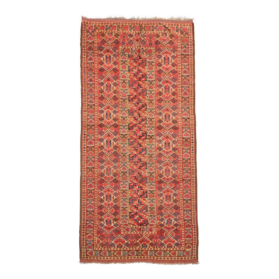 Beshir Long Rug Turkestan 5 ft. 2 in. x 12 ft.: Beshir Long Rug Turkestan c. late 19th century 5 ft. 2 in. x 12 ft. For further information on this lot please visit Bonhams.com For further information about this lot please visit the lot listing