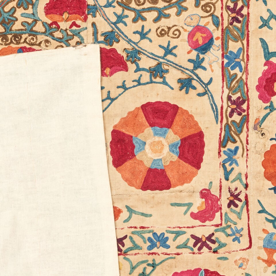 Uzbek Suzani Uzbekistan 3 ft. 8 in. x 5 ft. 10 in. - 2