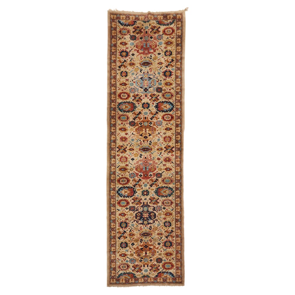 German Hooked Runner Germany 3 ft. 9 in. x 14 ft. 6 in. (1 of 3)