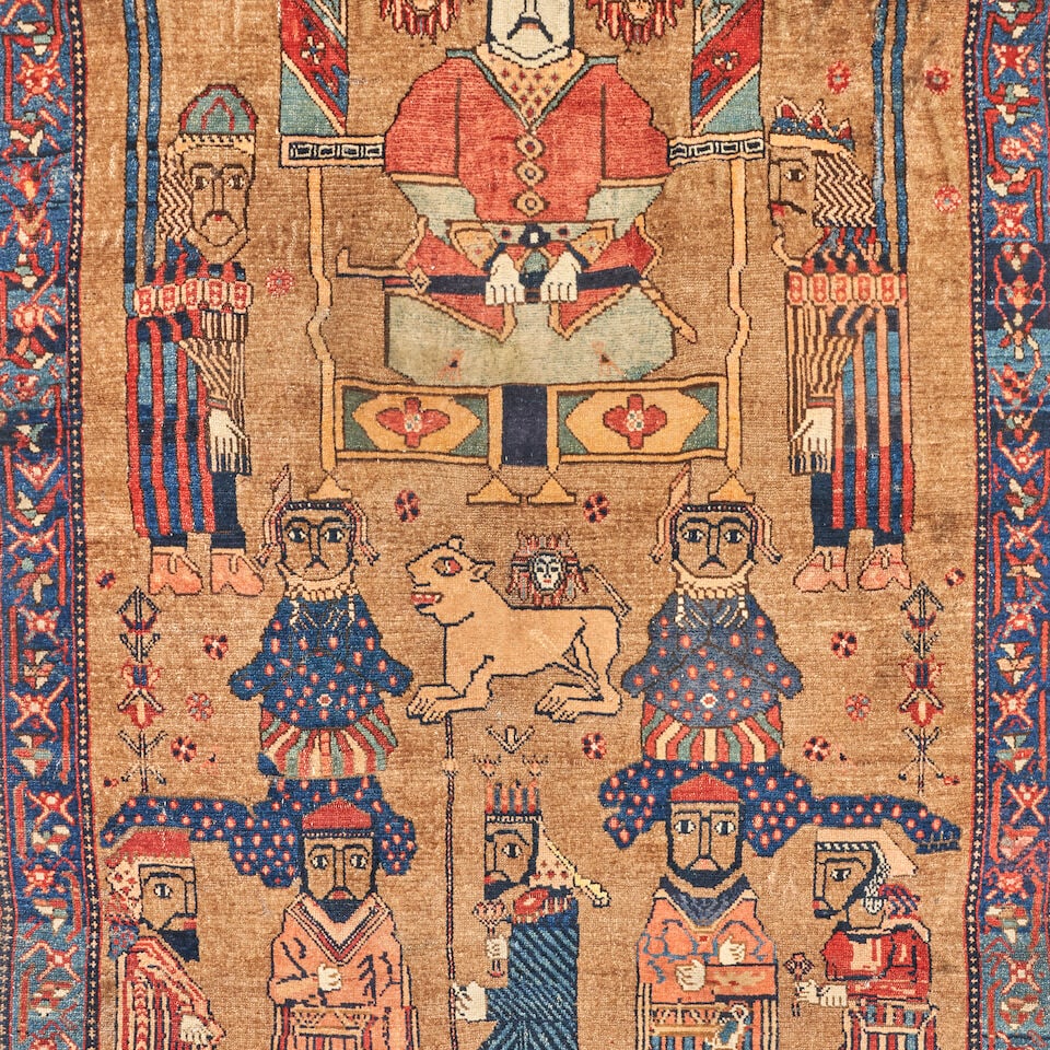 Pictorial Malayer Rug 4 ft. 5 in. x 6 ft. 7 in. - 3