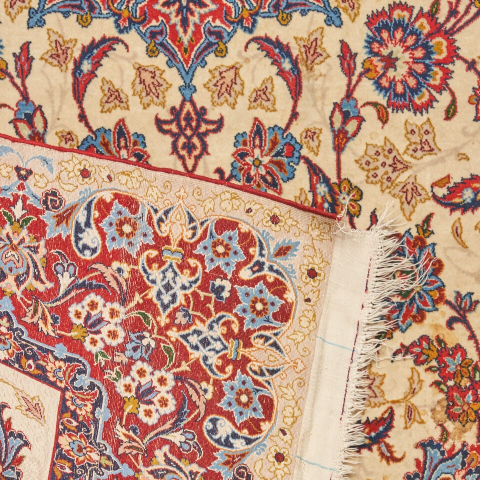 Signed Isphahan Rug by Akbaroff 3 ft. 4 in. x 5 ft. 7 in. - 2