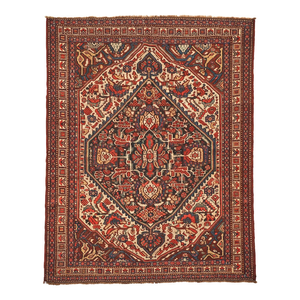 Southwest Persian Khamseh Rug 4 ft. 9 in. x 6 ft. 1 in. (1 of 5)