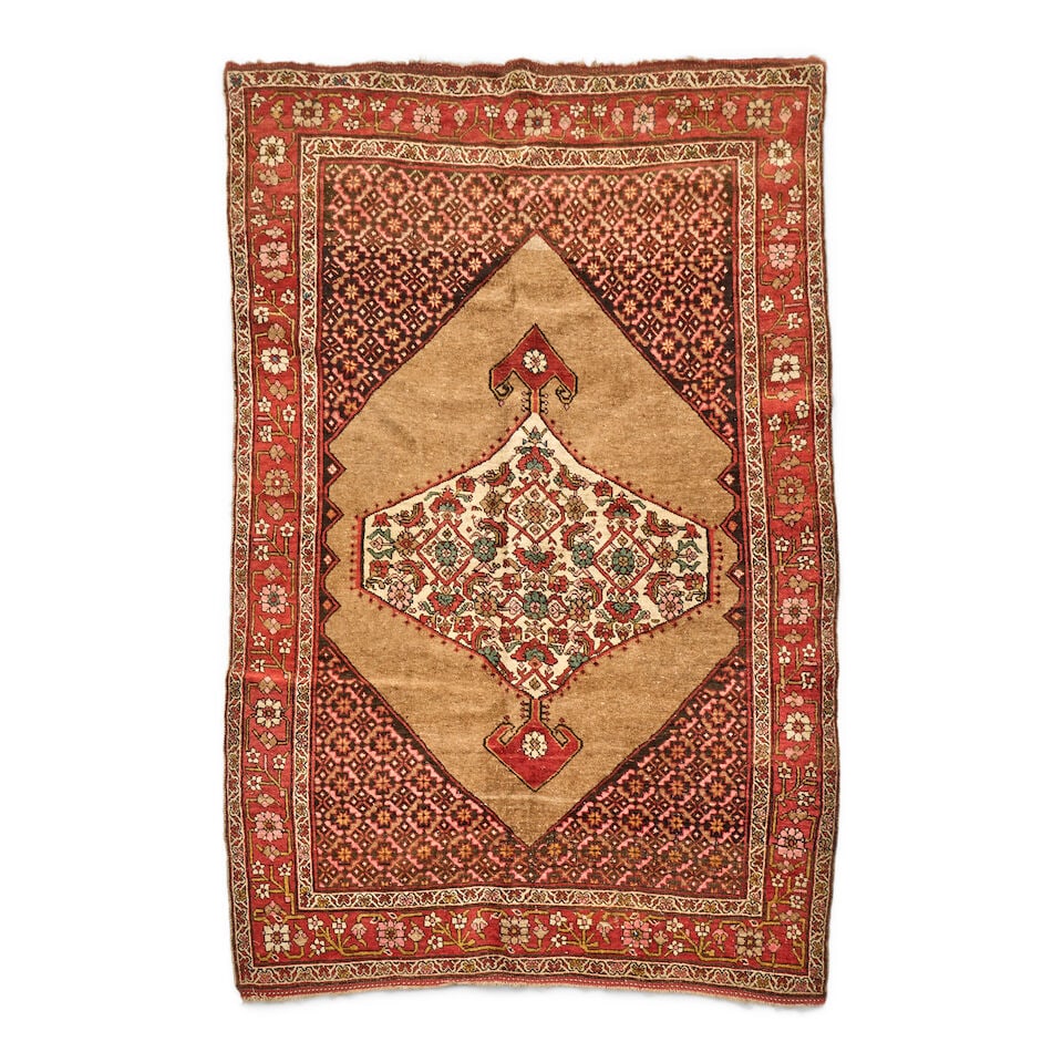 Kurd Bidjar Rug 4 ft. 9 in. x 7 ft. 10 in.: Kurd Bidjar Rug c. early 20th century **Saleroom Notice: Special Conditions on the sale of Iranian-origin material: Due to U.S. Federal trade regulations, Bonhams Skinner places certain restrictions a