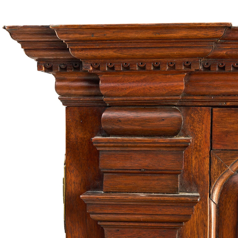Chippendale Walnut and Oak Secretary Bookcase England, from a Virginia estate, c. 1750 - 3