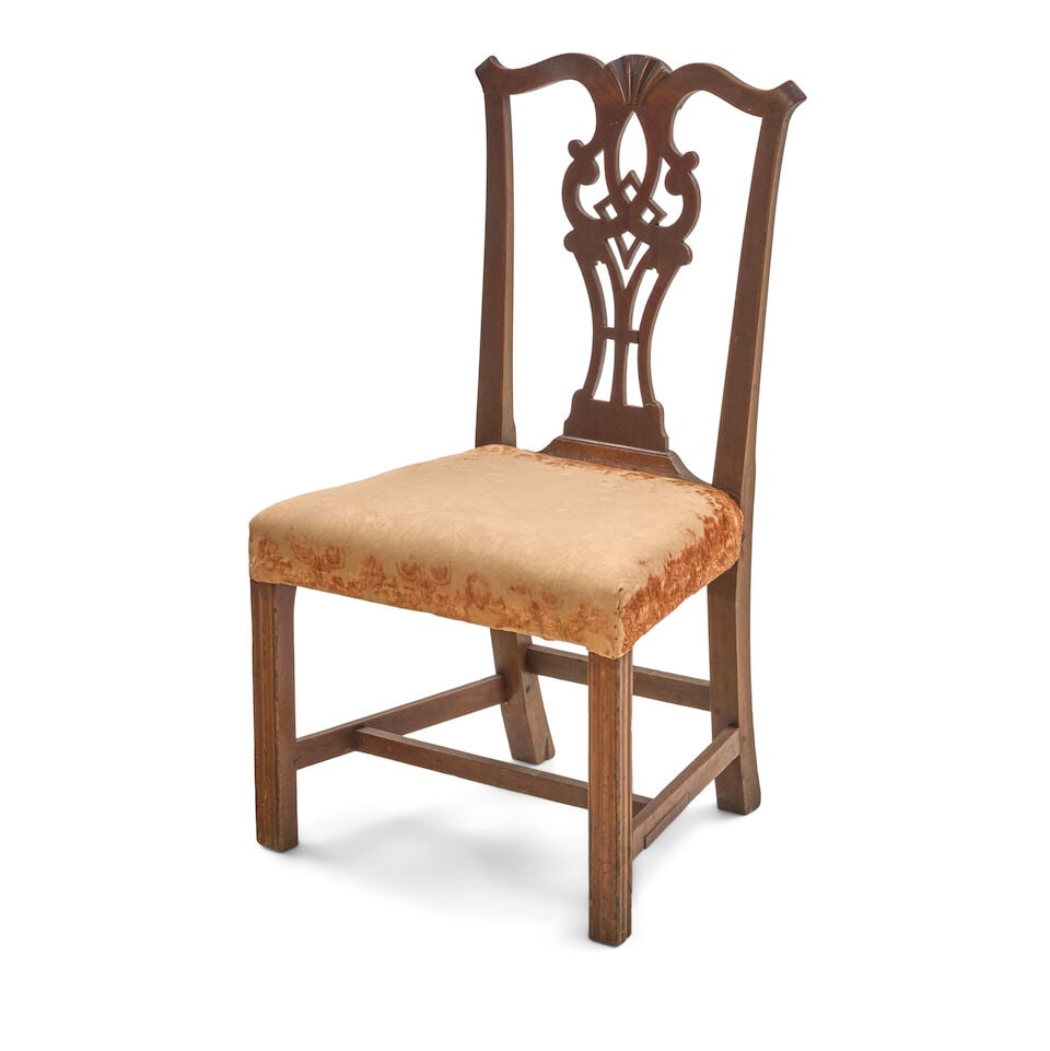 Chippendale Carved Mahogany Side Chair Rhode Island, c. 1765-80 - 3