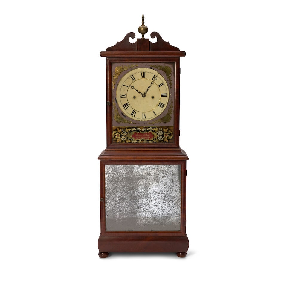 Important Aaron and Henry Willard Shelf Clock retailed by James Almy, New Bedford, Massachusetts... (1 of 5)