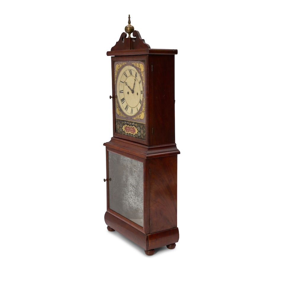 Important Aaron and Henry Willard Shelf Clock retailed by James Almy, New Bedford, Massachusetts... - 3