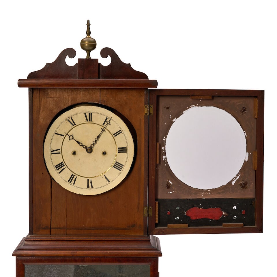 Important Aaron and Henry Willard Shelf Clock retailed by James Almy, New Bedford, Massachusetts... - 4
