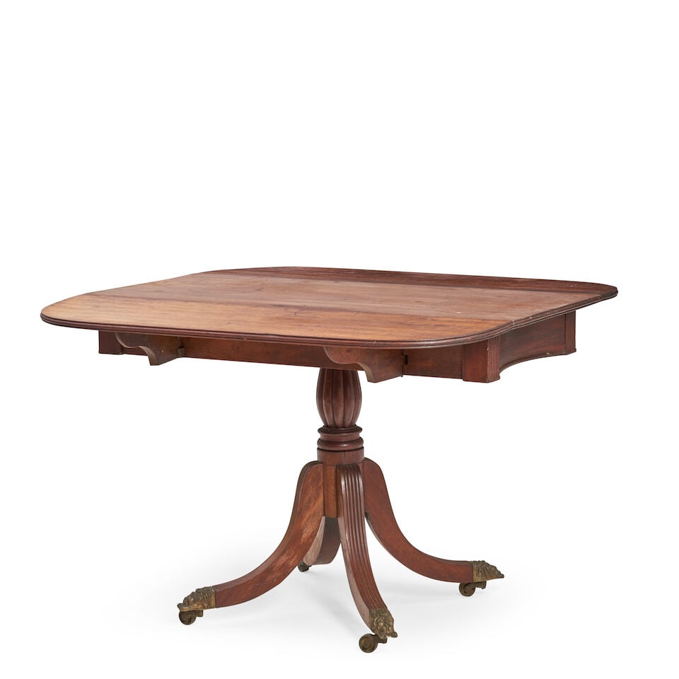 Federal Carved Mahogany Drop-leaf TableBoston, Massachusetts, c. 1815 - 2