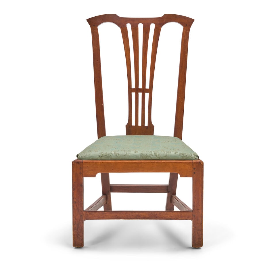 A Rare Early Federal Slipper ChairPortsmouth, New Hampshire, c. 1790 (1 of 3)