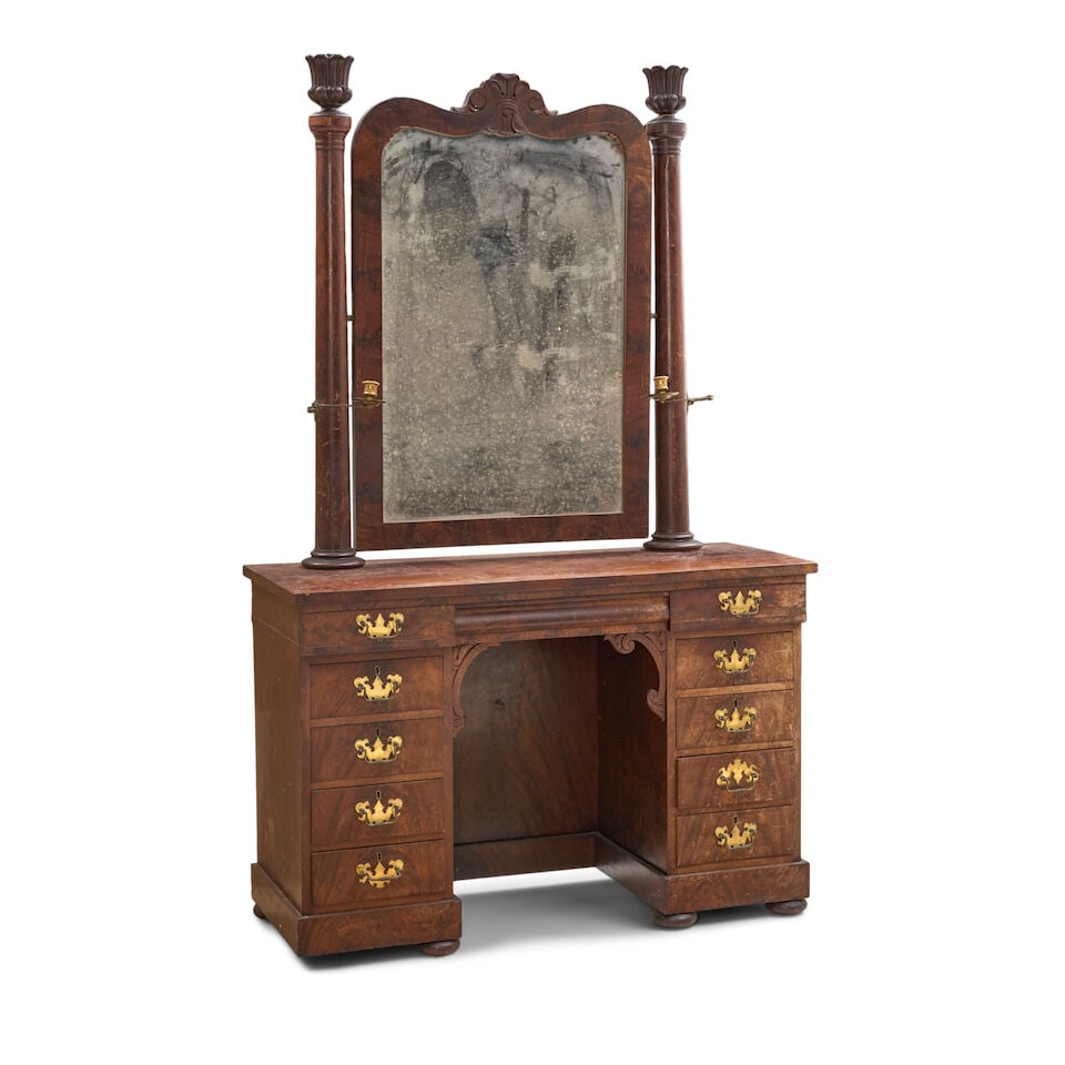 Classical Mahogany Dressing Table with MirrorPhiladelphia, Pennsylvania, c. 1820-25 - 2
